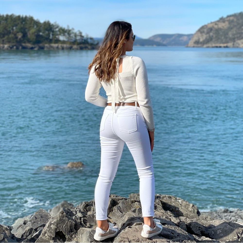 A&F | Square-neck Bodysuit Sweater